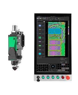 CNC Controller + Cutting Head - Flat Cutting - High Power