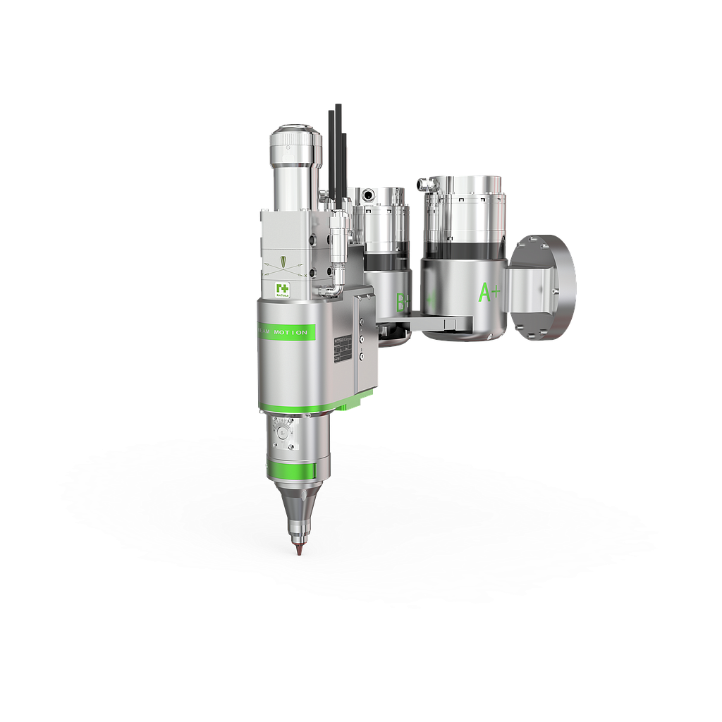 GF101+GF102 Robotic Laser Cutting Head with Built-in Z Axis and A/B Axis